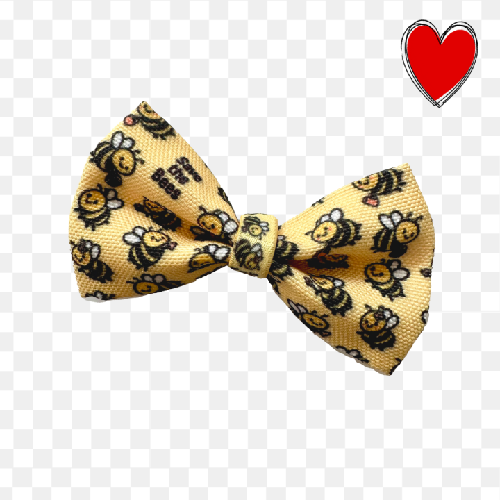 Dog Bowtie – Save the Bees Collection | Cute Bee Print Accessory