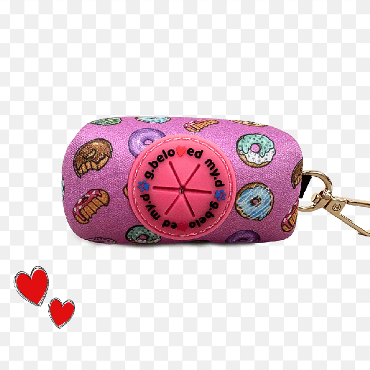 Poop Bag Holder – Dog Nut Collection | Donut Print