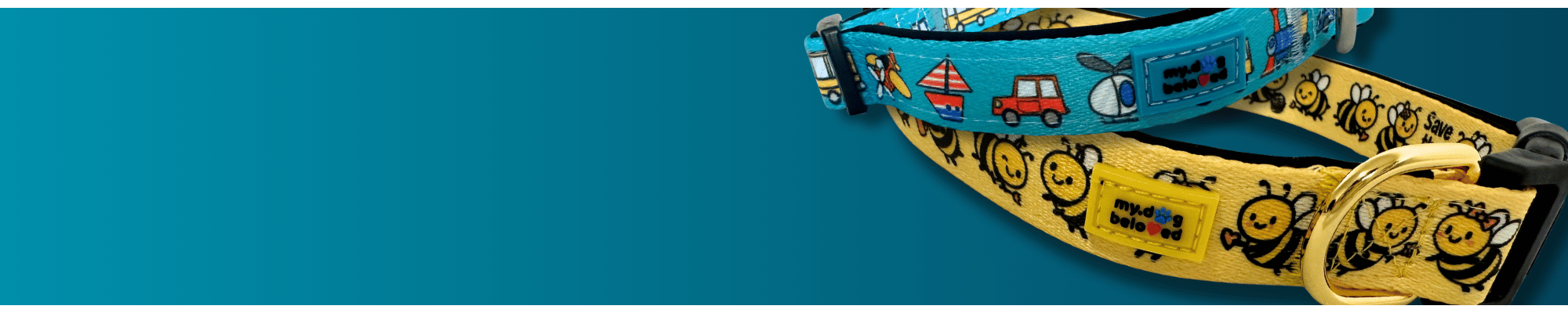 Bunte Stilvolle Hundehalsbänder – Einzigartige Collars für jeden Hund